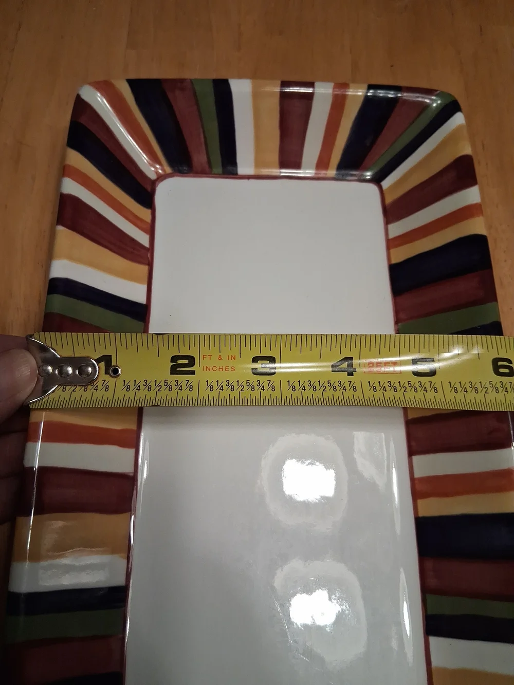 Pampered Chef Simple Additions 5 Piece Set- Snack Serving Bowls And Striped Tray